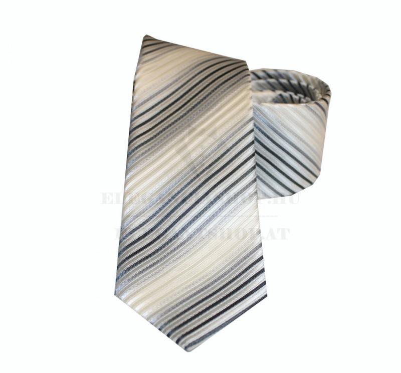 NM normál nyakkendő - Drapp mintás