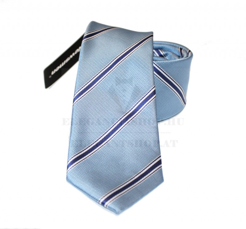 NM normál nyakkendő - Kék csíkos