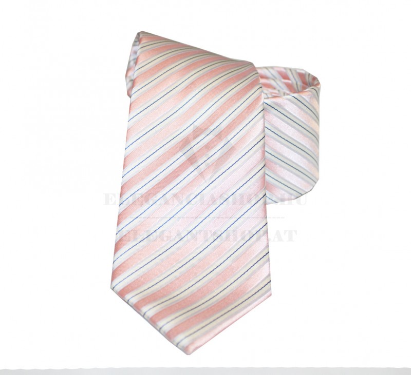 NM normál nyakkendő - Rózsaszín csíkos