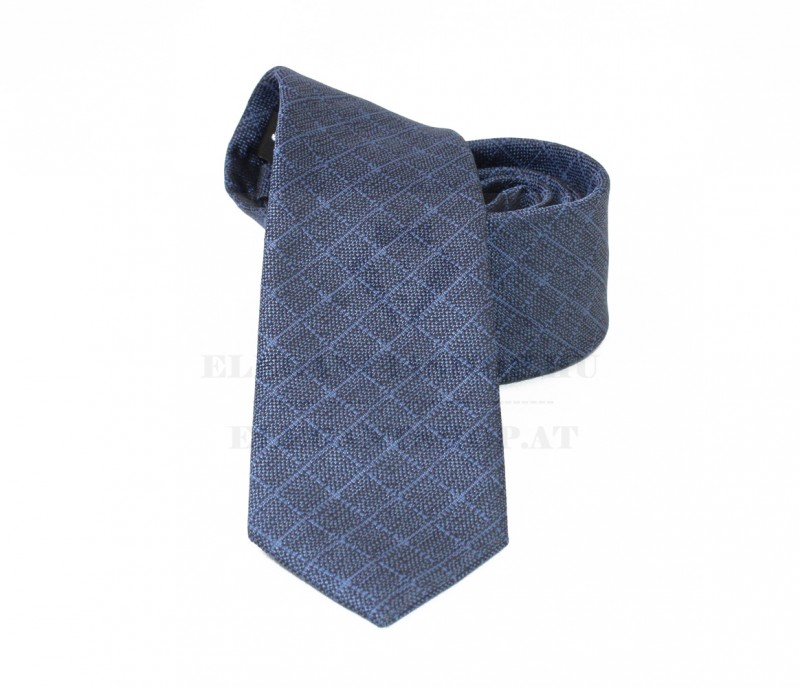 NM slim szövött nyakkendő - Sötétkék aprómintás