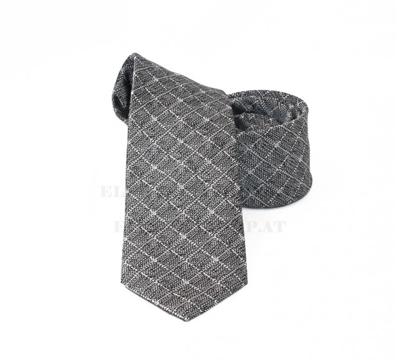 NM slim szövött nyakkendő - Szürke aprómintás
