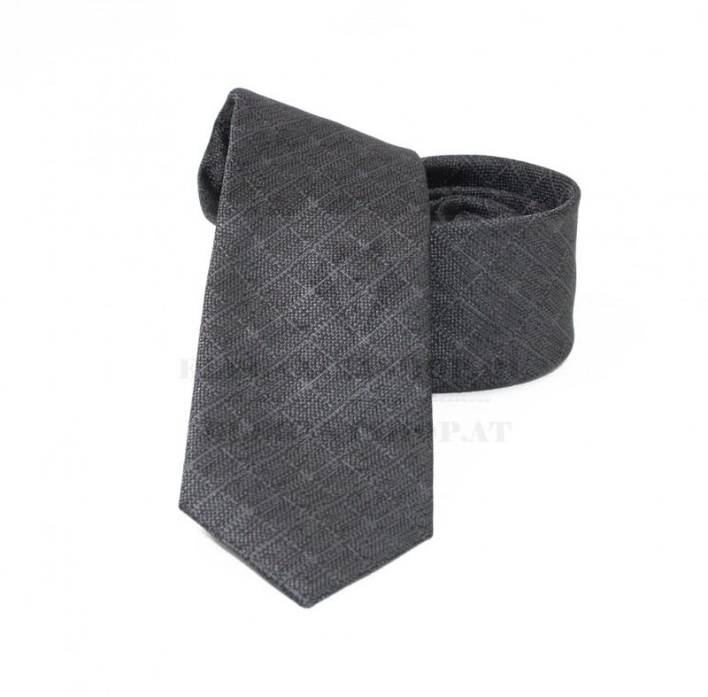 NM slim szövött nyakkendő - Szürke aprómintás
