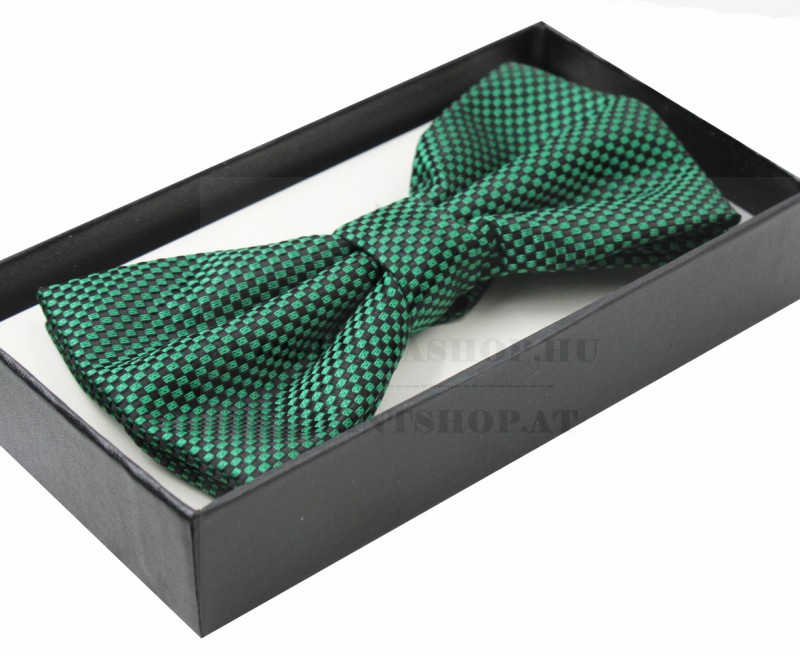 NM Díszdobozos csokornyakkendő - Zöld aprómintás