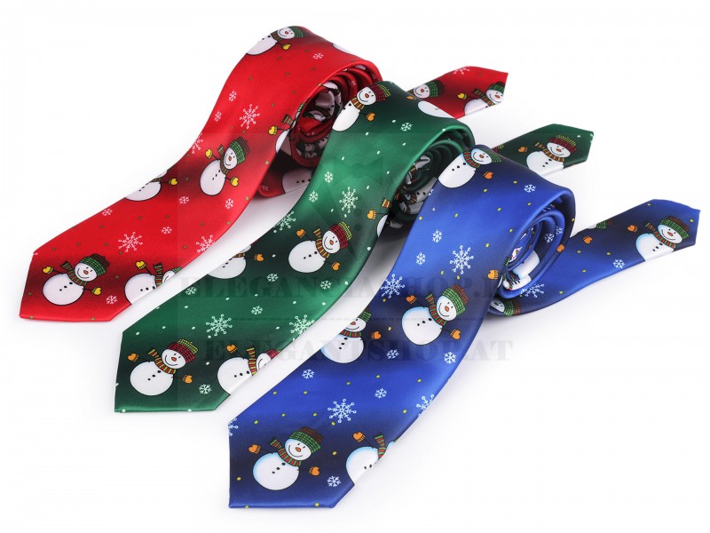Szatén karácsonyi nyakkendő