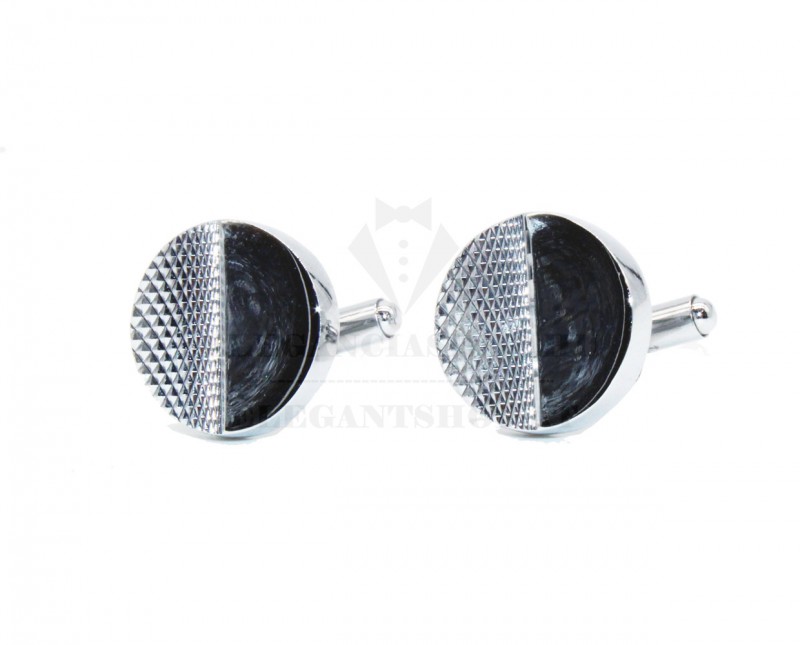 NM mandzsetta gomb - Ezüst