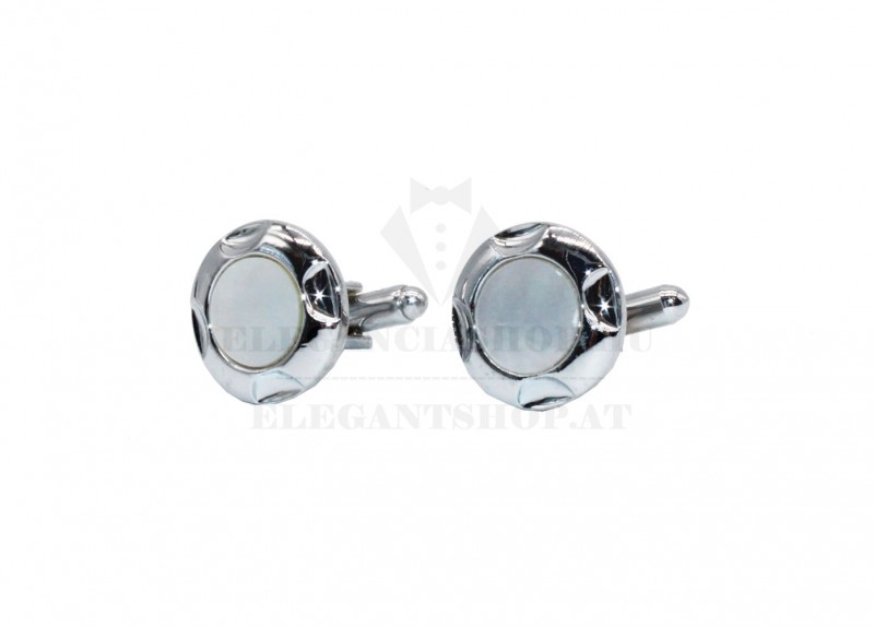 NM mandzsetta gomb - Ezüst