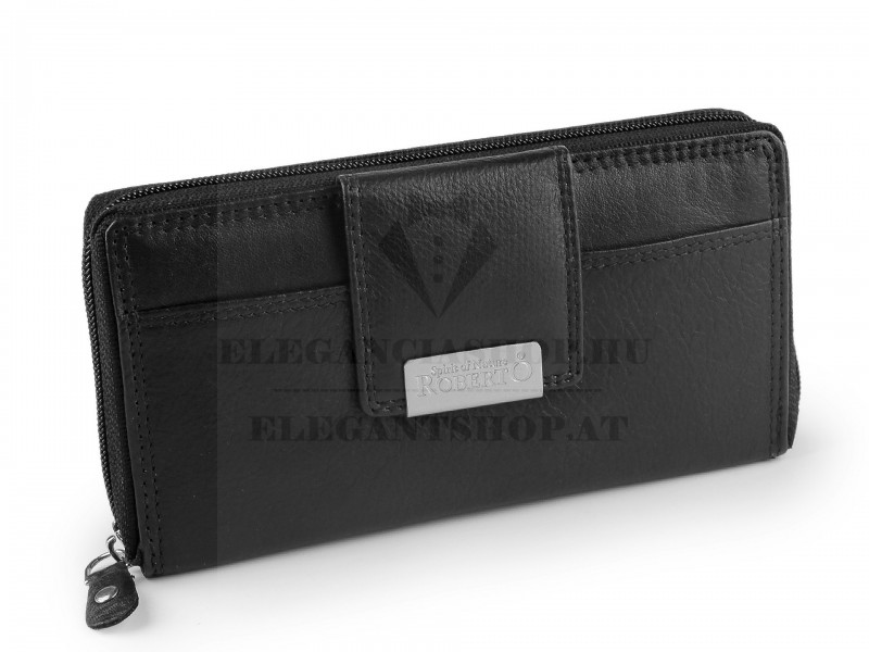 Női bőr pénztárca - 10x18 cm