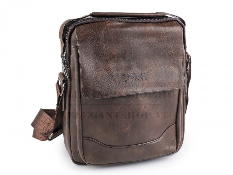 Férfi oldaltáska crossbody - 21 x 25 cm