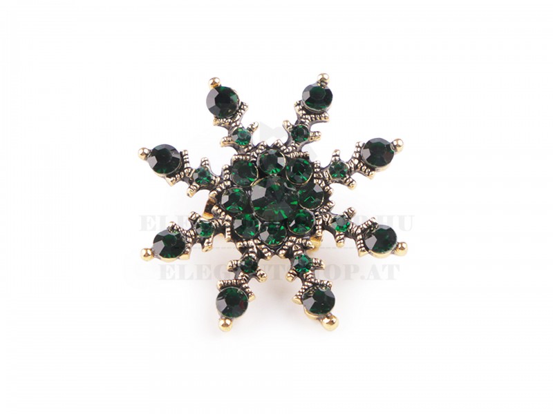 Bross csiszolt kövekkel pehely