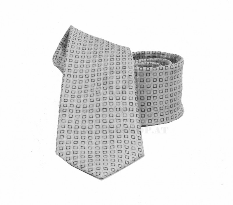 NM slim szövött nyakkendő - Ezüst