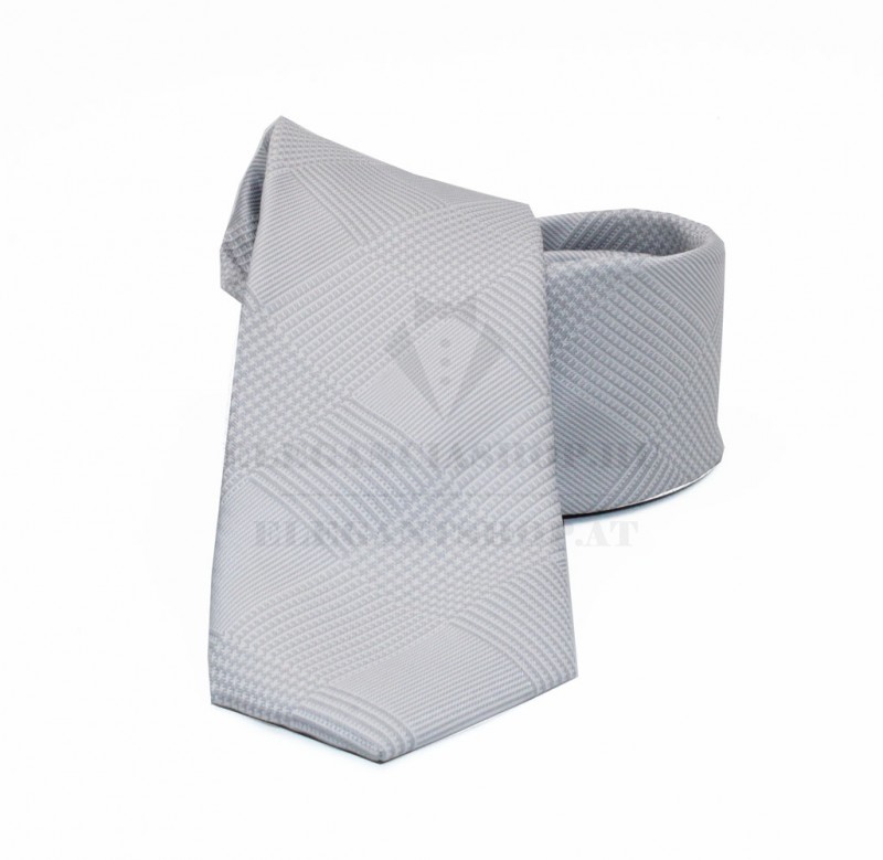 NM slim szövött nyakkendő - Ezüst