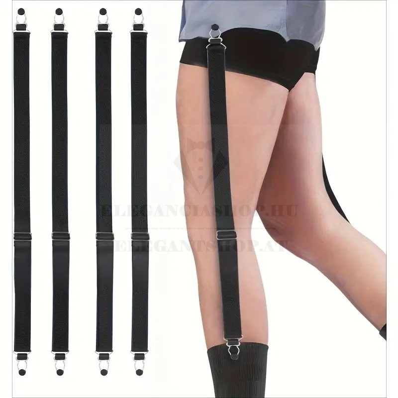 Gumis ing-zokni tartó kapocs - 1 pár