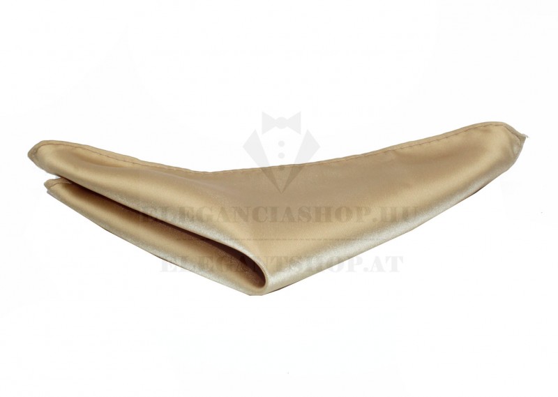 NM szatén díszzsebkendő - Arany