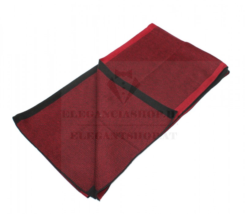 Newsmen kötött sál - Bordó mintás