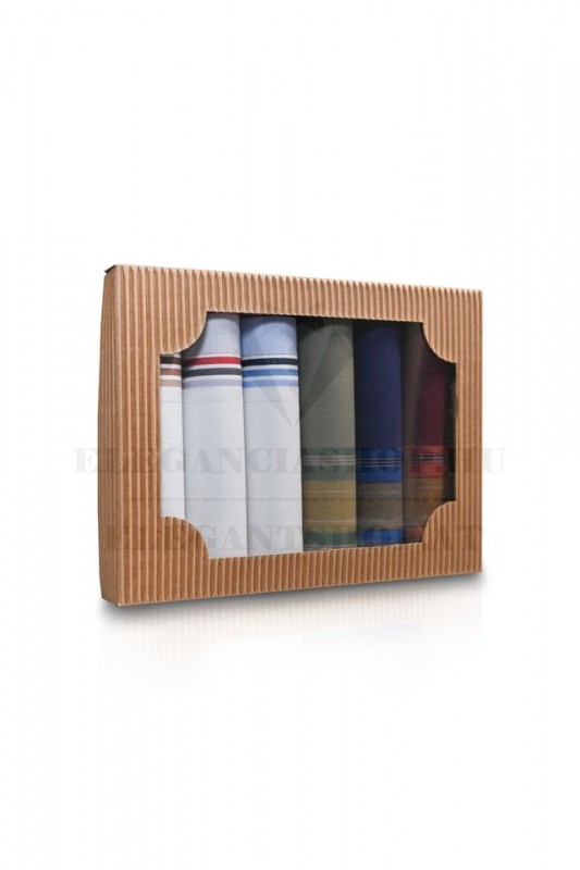 Ajándék zsebkendő szett - 6 db/csomag