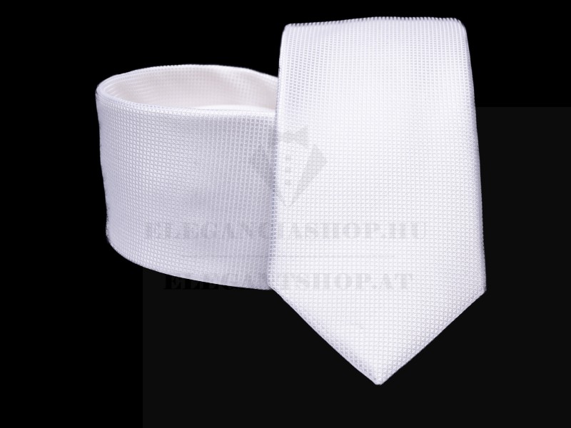 Prémium selyem nyakkendő - Fehér