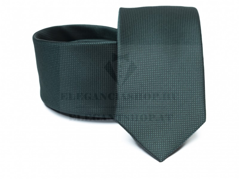 Prémium selyem nyakkendő - Sötétzöld