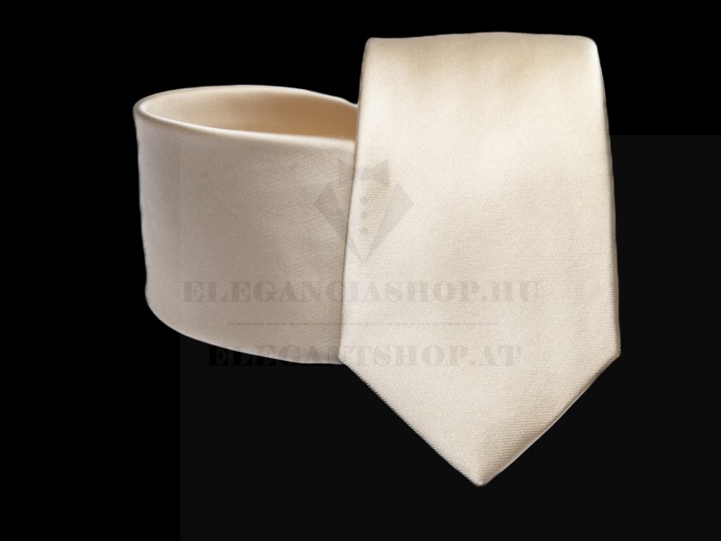 Prémium selyem nyakkendő - Világosarany