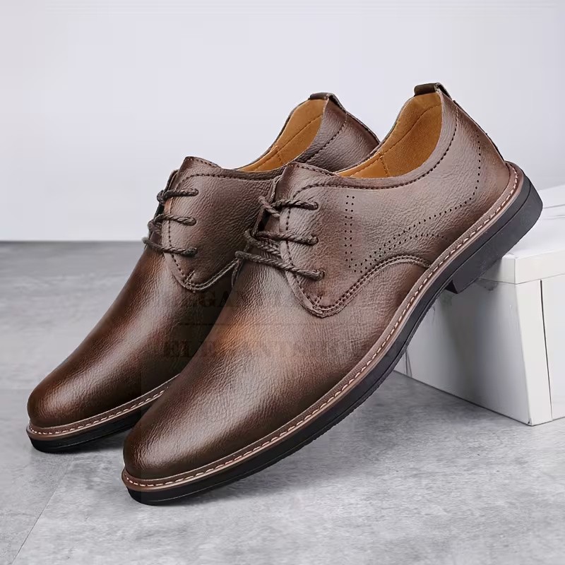 Marhabőr férfi cipő - Barna