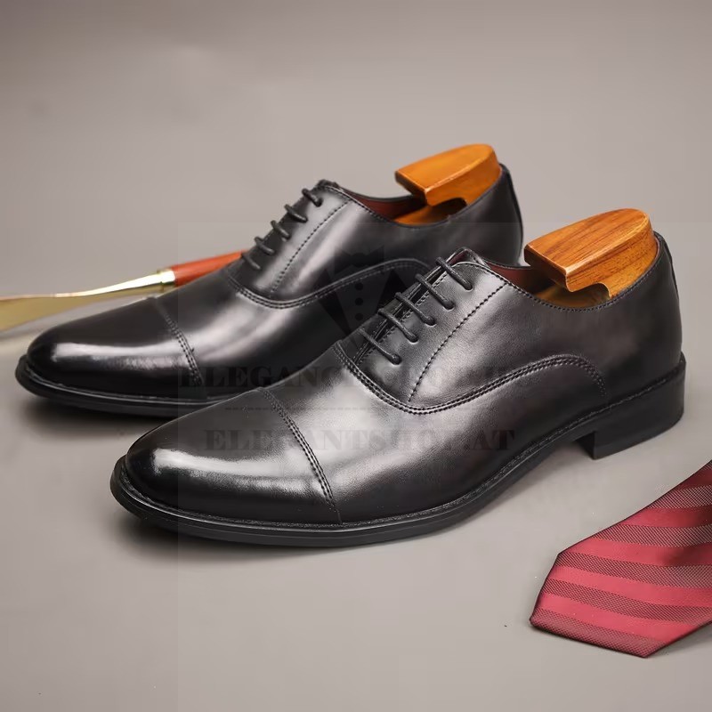 Marhabőr férfi cipő - Fekete