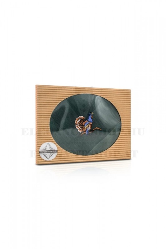 Hímzett pamut zsebkendő - Fajdkakas