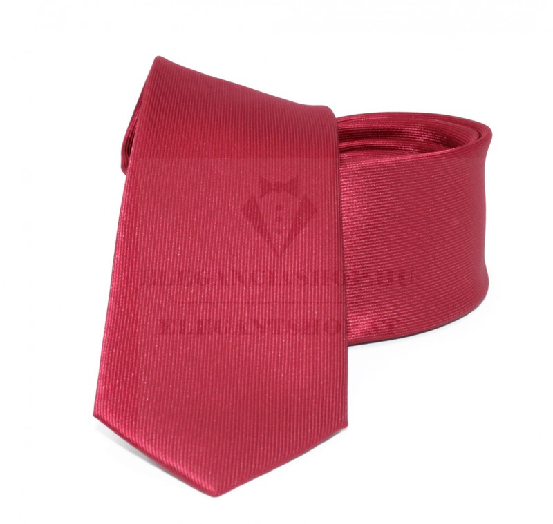 Goldenland slim nyakkendő - Meggybordó
