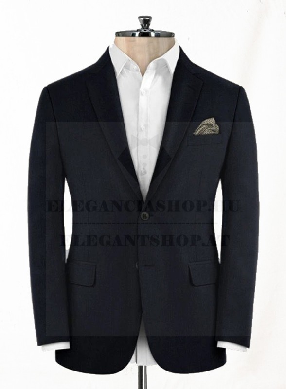 Parker slim fitt öltöny - Fekete