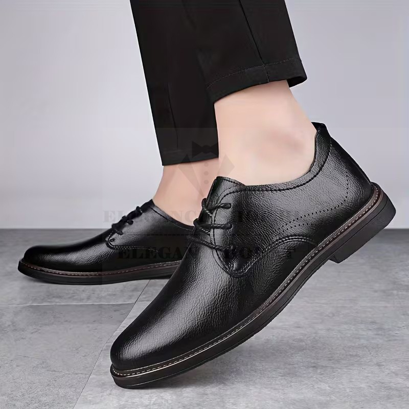 Marhabőr férfi cipő - Fekete