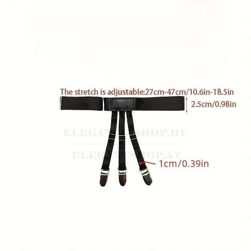 Gumis ingtartó kapocs - 1 pár