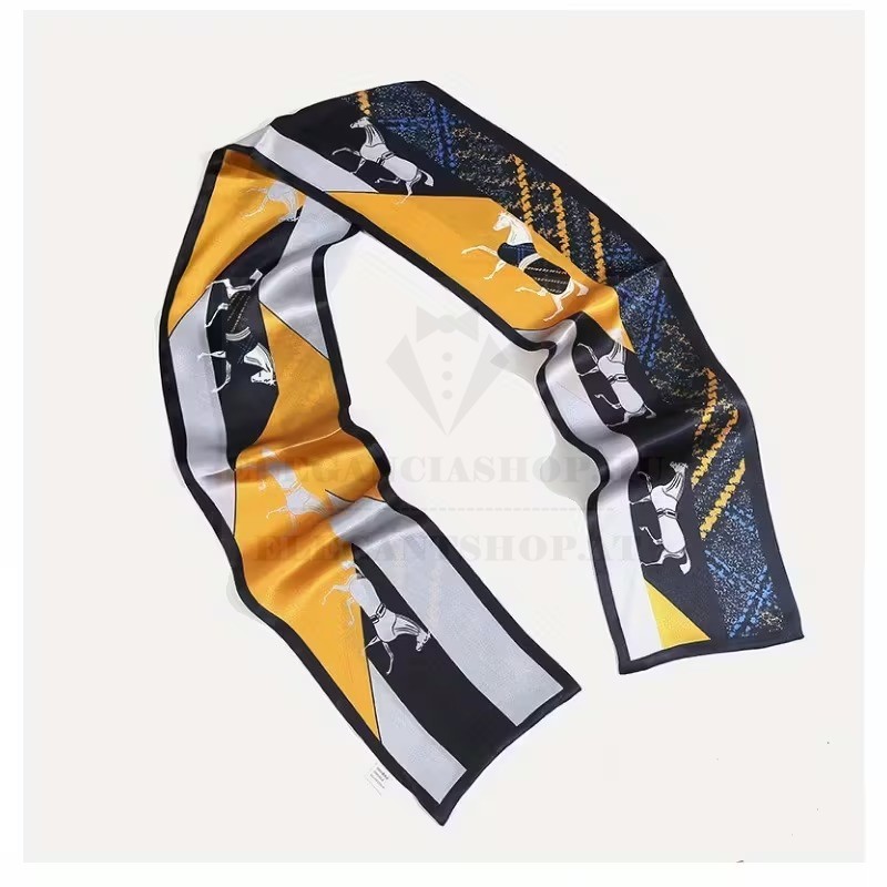 Férfi exklúzív sál - Kék-napsárga