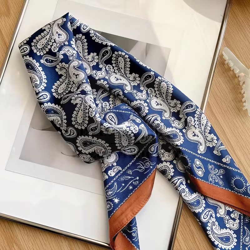 Férfi exklúzív sál - Kék-barna