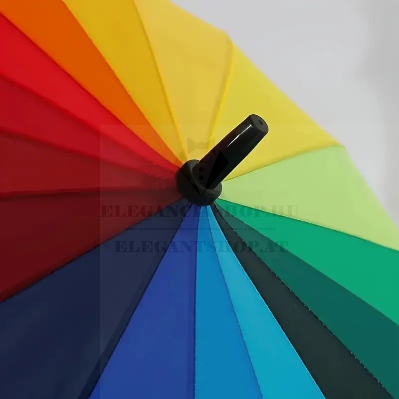 Nagy szivárványos esernyő szélálló 16 szálas