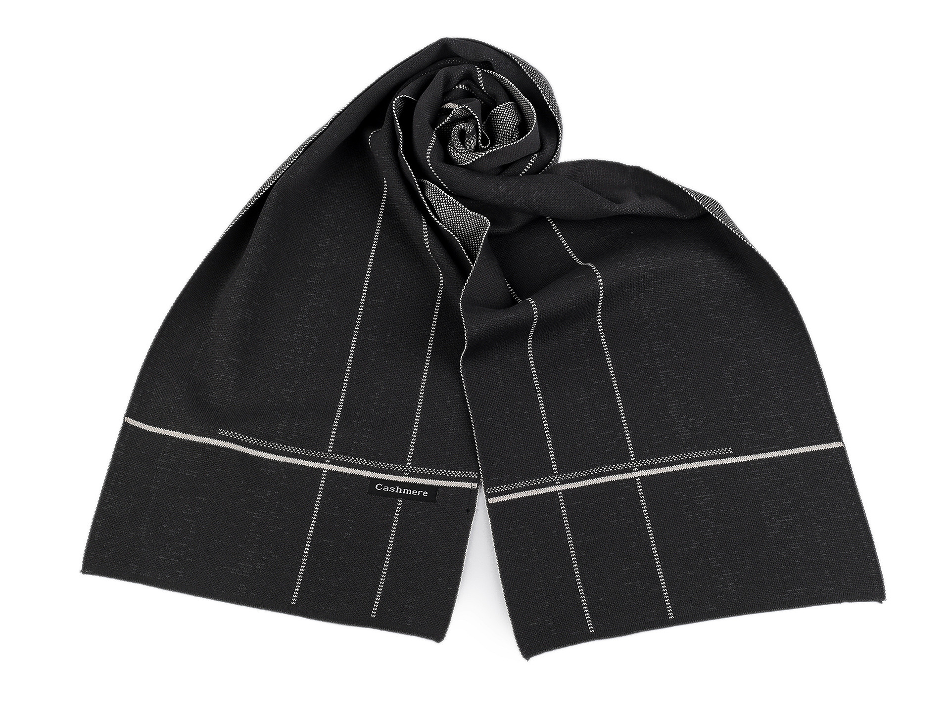 Férfi sál egyszínű - 30x170 cm