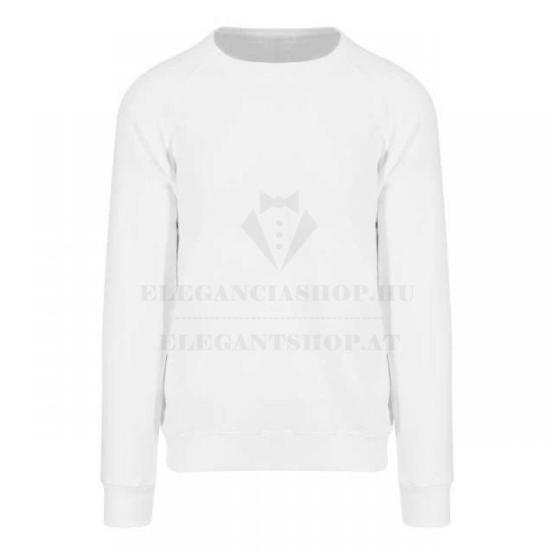 Unisex pamut pulóver - Fehér