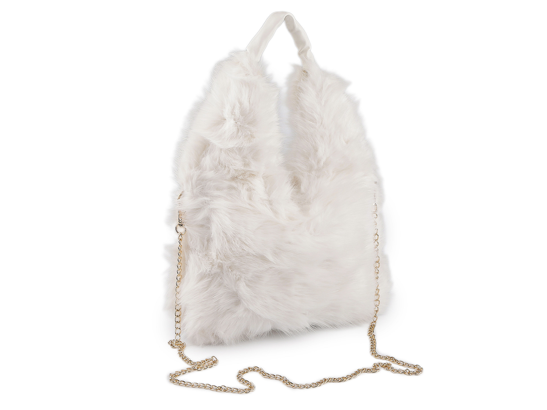 Műszörme kézitáska - 30 x 25 cm