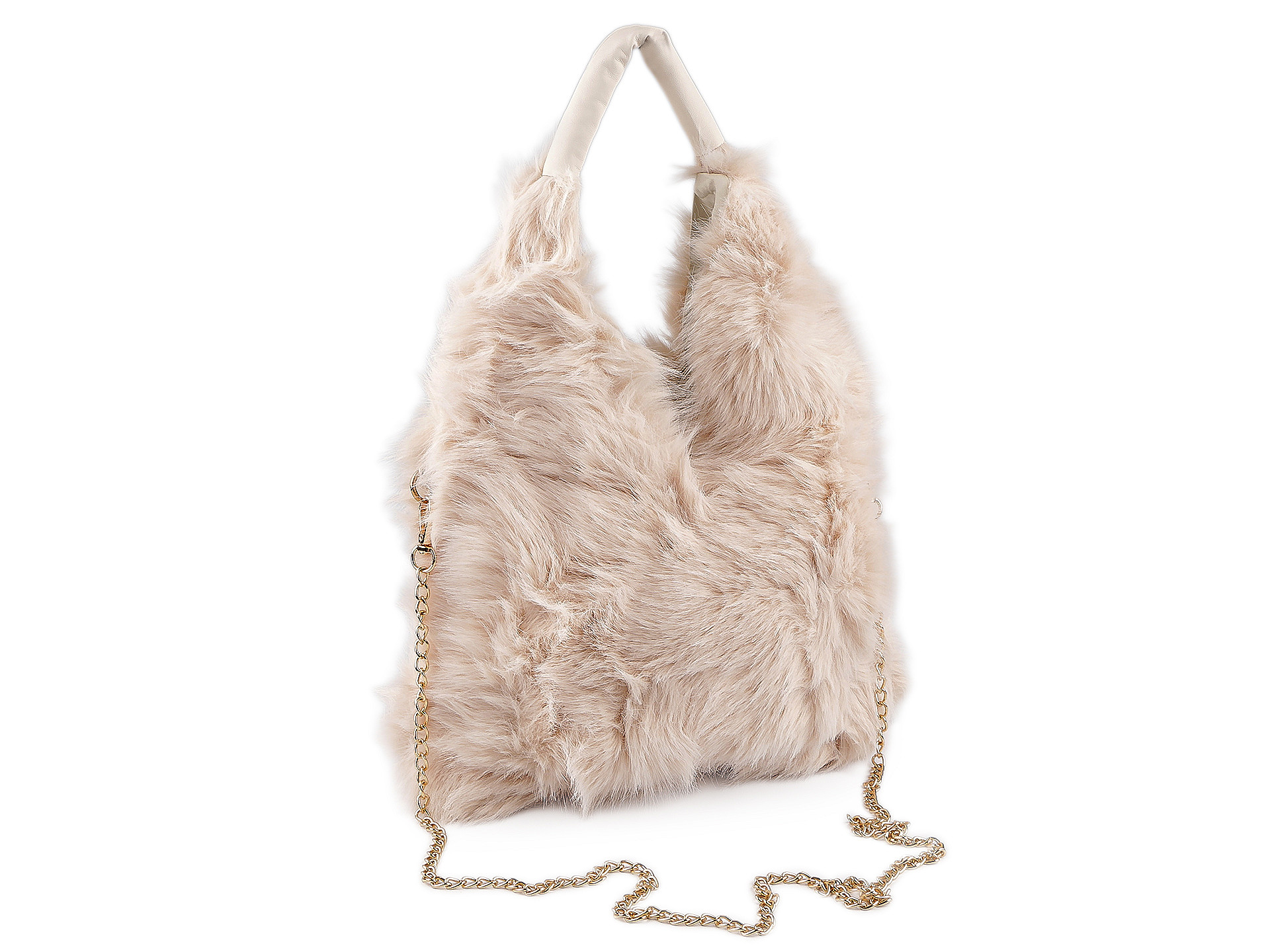 Műszörme kézitáska - 30 x 25 cm