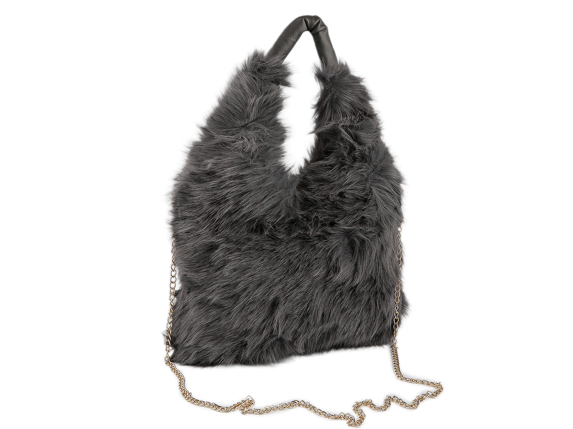 Műszörme kézitáska - 30 x 25 cm