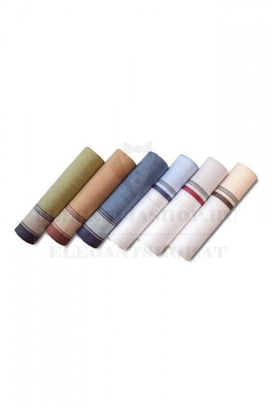 Zsebkendő csomag díszdobozban - 6 db