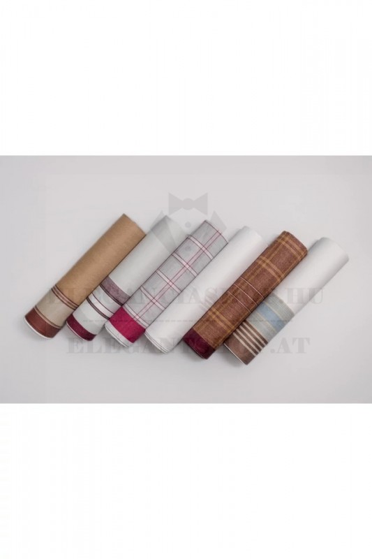 Zsebkendő csomag díszdobozban - 6 db