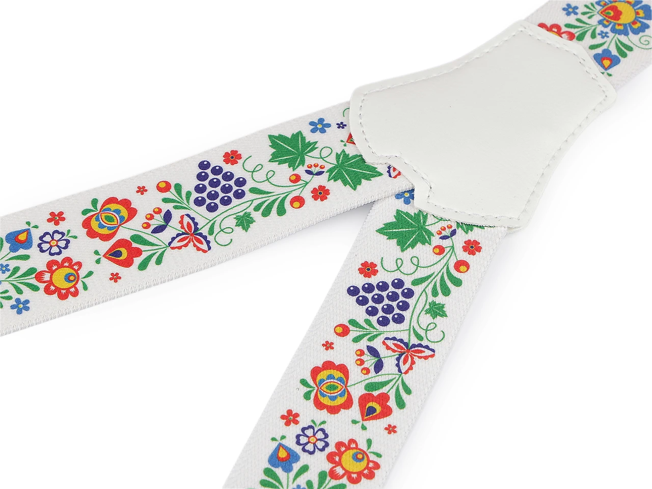 Folklór mintás nadrágtartó