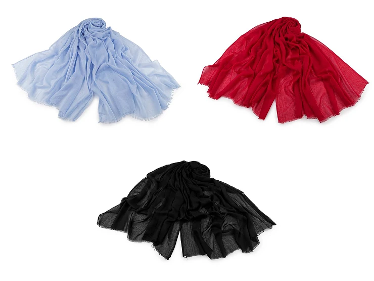 Muszlin sál - Fekete