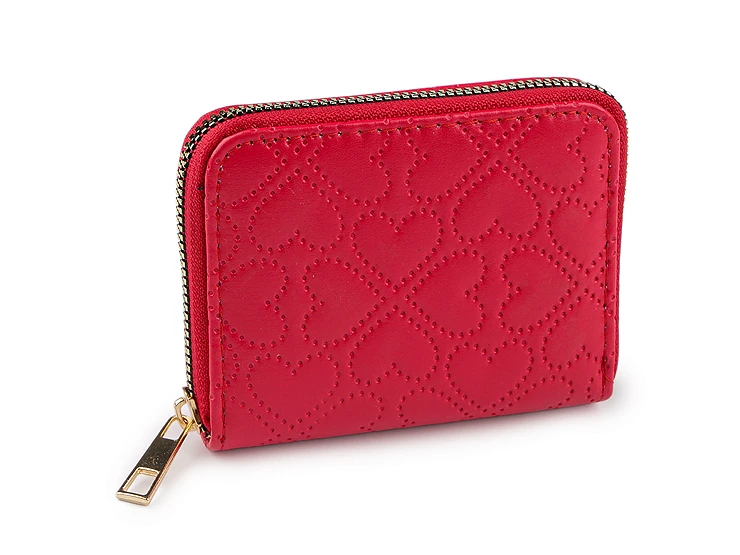 Női pénztárca szív - 9x11 cm