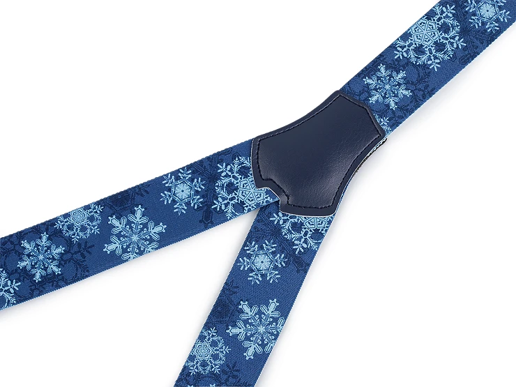 Karácsonyi nadrágtartó - Kék