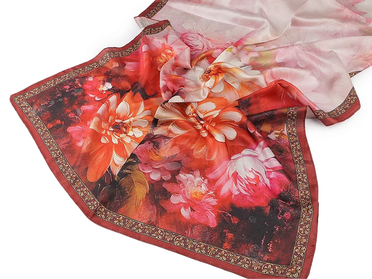 Szatén nagy sál - 70x175 cm