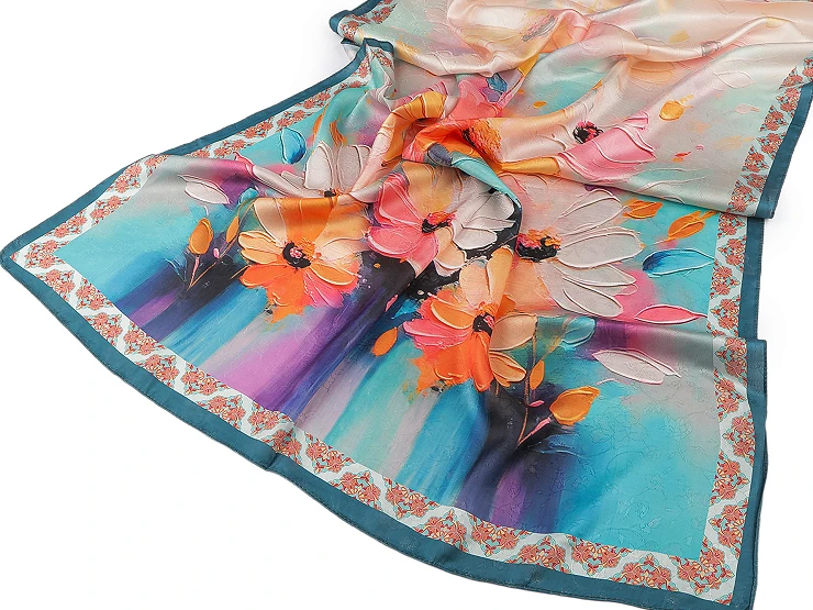 Szatén nagy sál - 70x175 cm