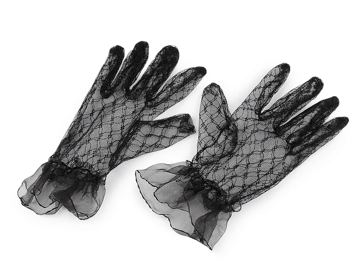 Alkalmi csipke kesztyű