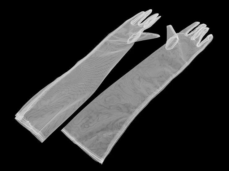 Női alkalmi hosszú tüll kesztyű