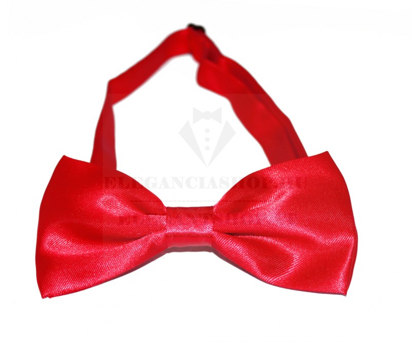 Zsorzsett szatén csokornyakkendő - Piros