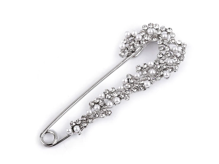 Bross csiszolt gyöngyökkel