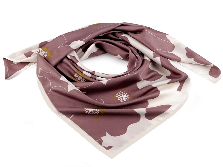 Szatén kendő - 90x90 cm